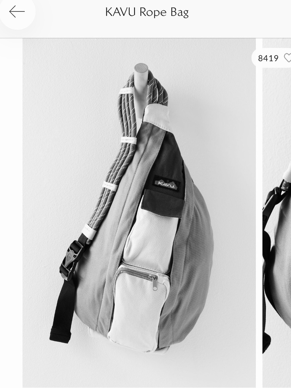 Free People x Kavu Rope Sling Bag
